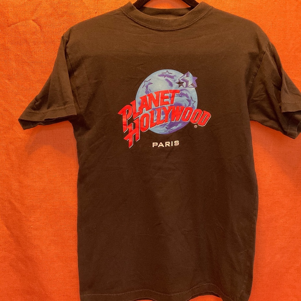 Planet Hollywood UNISEX T-Shirt/Vintage 1990’s. Purchased in Paris France.